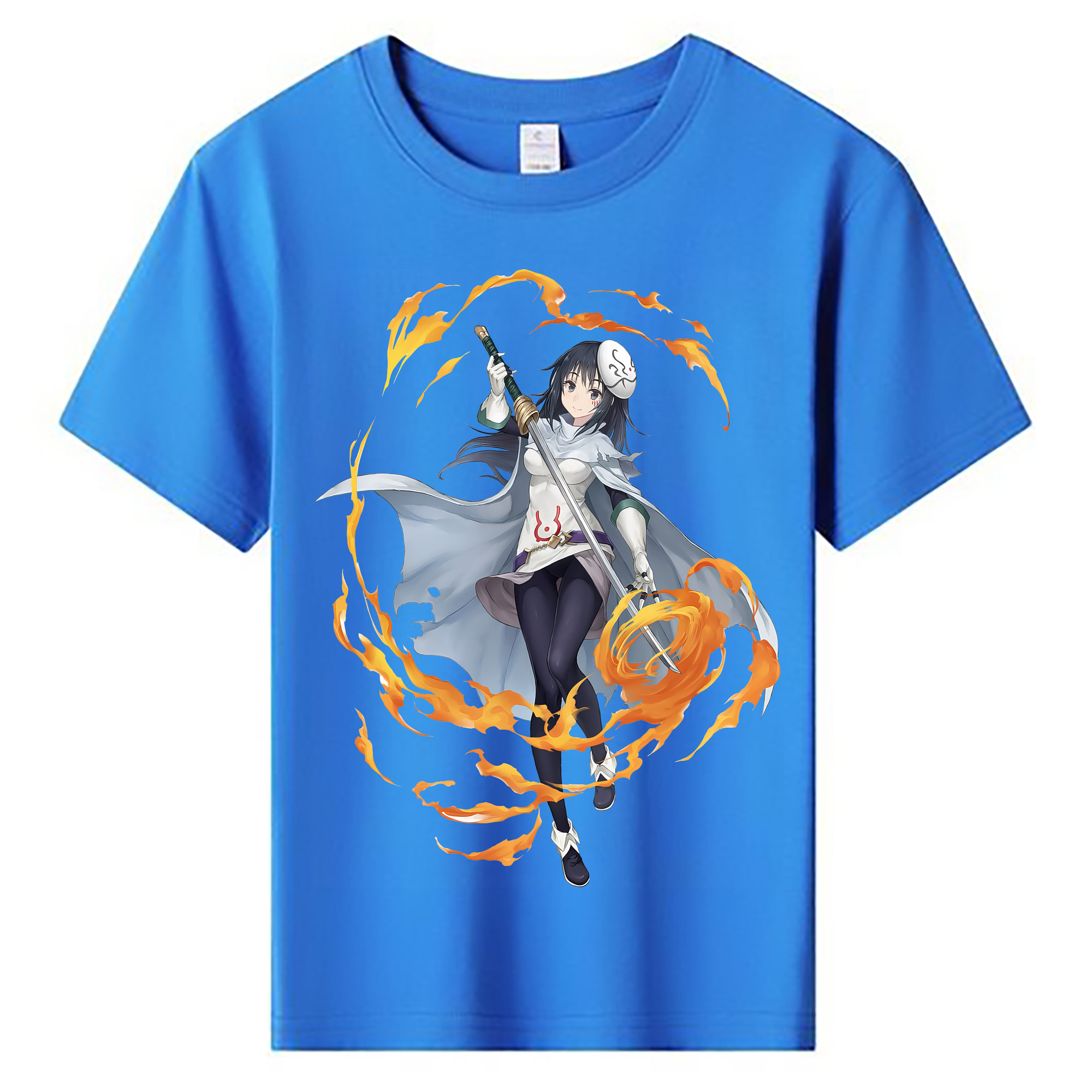 （画像用） 転スラ Regarding Reincarnated to Slime 綿100％キッズTシャツ（フロントプリント）